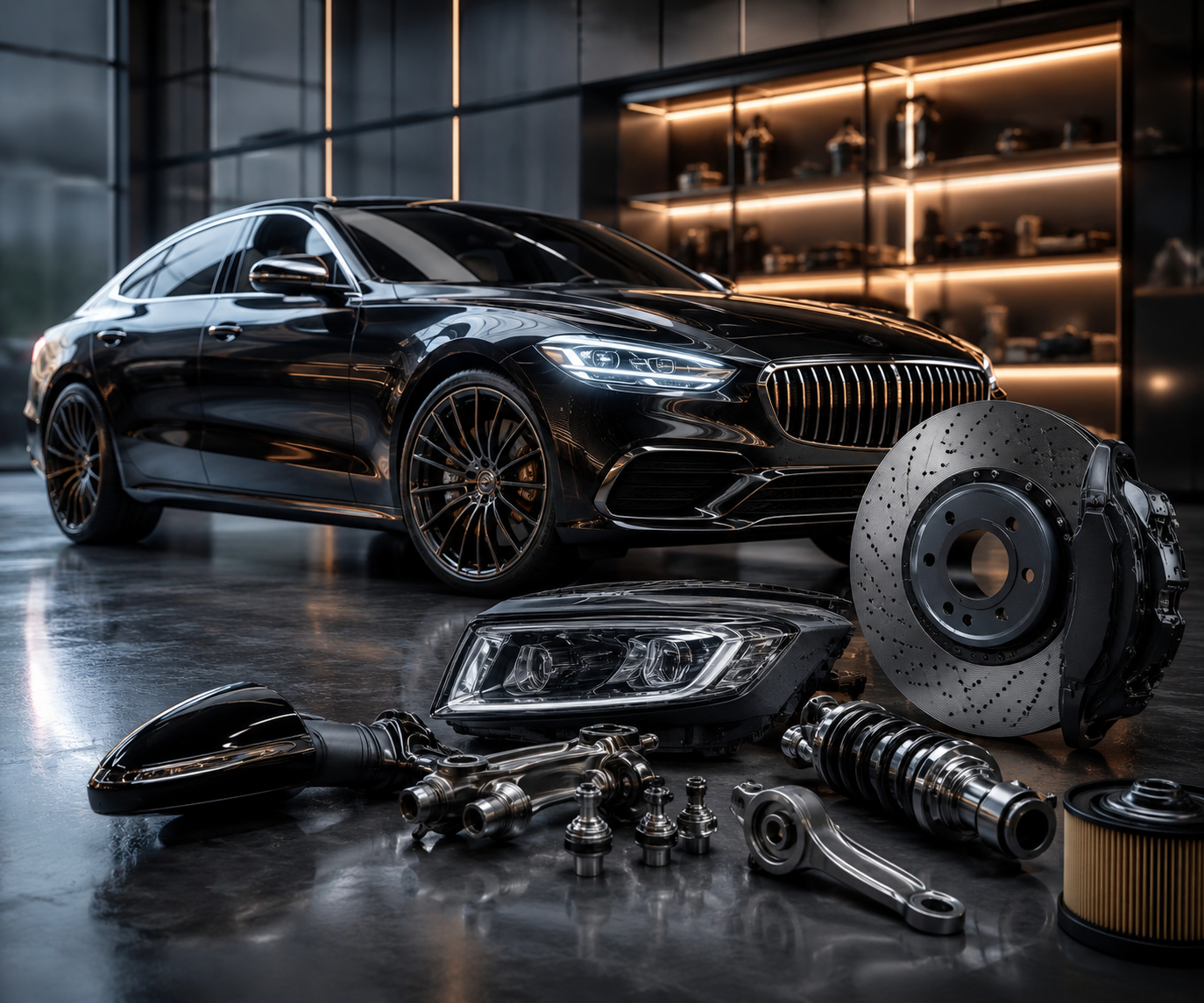 Protect luxury auto brands from counterfeit parts and revenue loss - industry visual